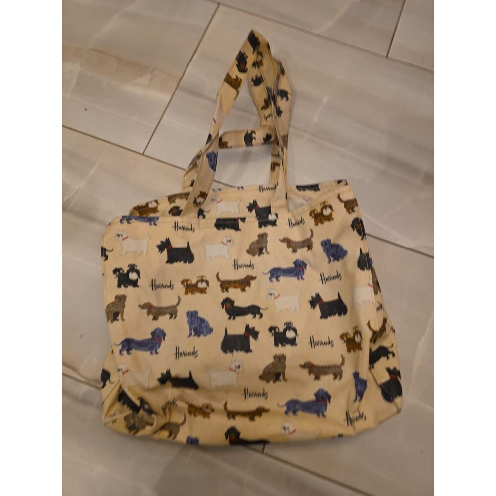 Harrods Iconic Dog Small Tote Bag‎
